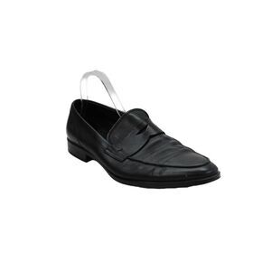 Tods Mens Leather Slip On Loafers Dress Shoes Black Size 9.5